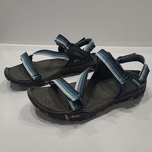 Merrell All Out Blaze Sea Pine Athletic Flat Sandals Vibram Women's US 10  EU 41